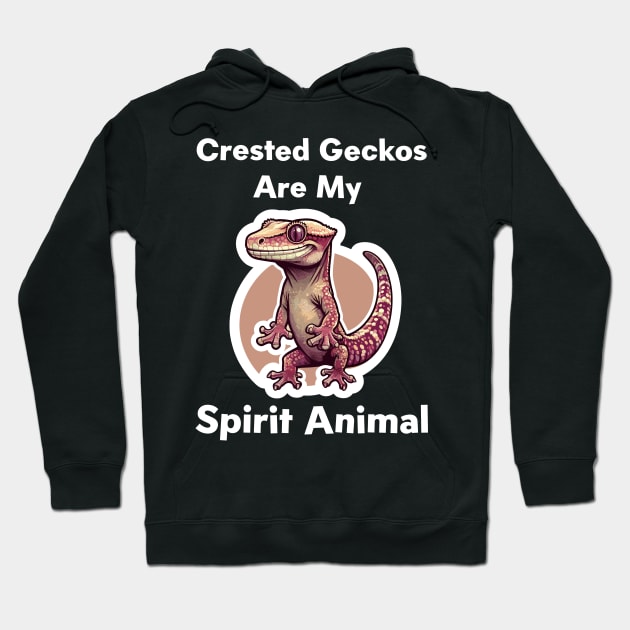 Crested Gecko Spirit Animal Hoodie by dinokate